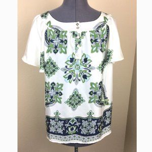 Jaclyn Smith Satin Blouse